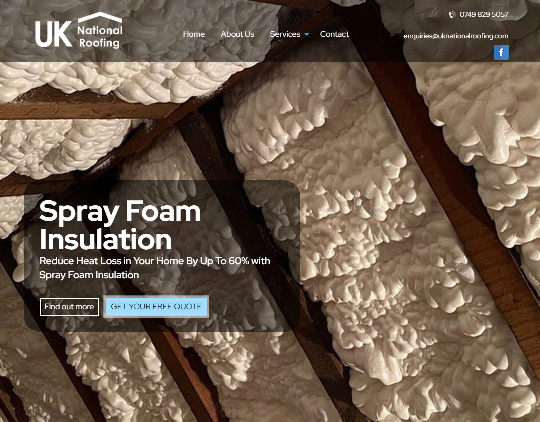 Spray Foam Loft Insulation Experts Uk National Roofing